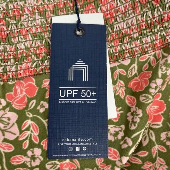 CABANA LIFE S Jetties Beach Off The Shoulder Ruffle Maxi Dress/Cover-up Size M - Picture 15 of 16